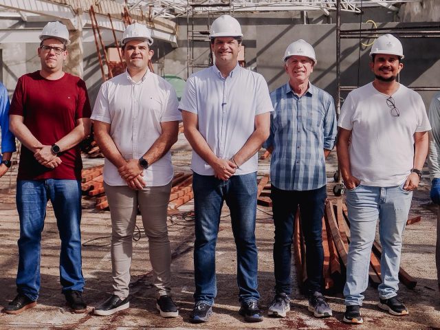 Obras da nova sede da Guarda Municipal de João Pessoa no Centro Histórico