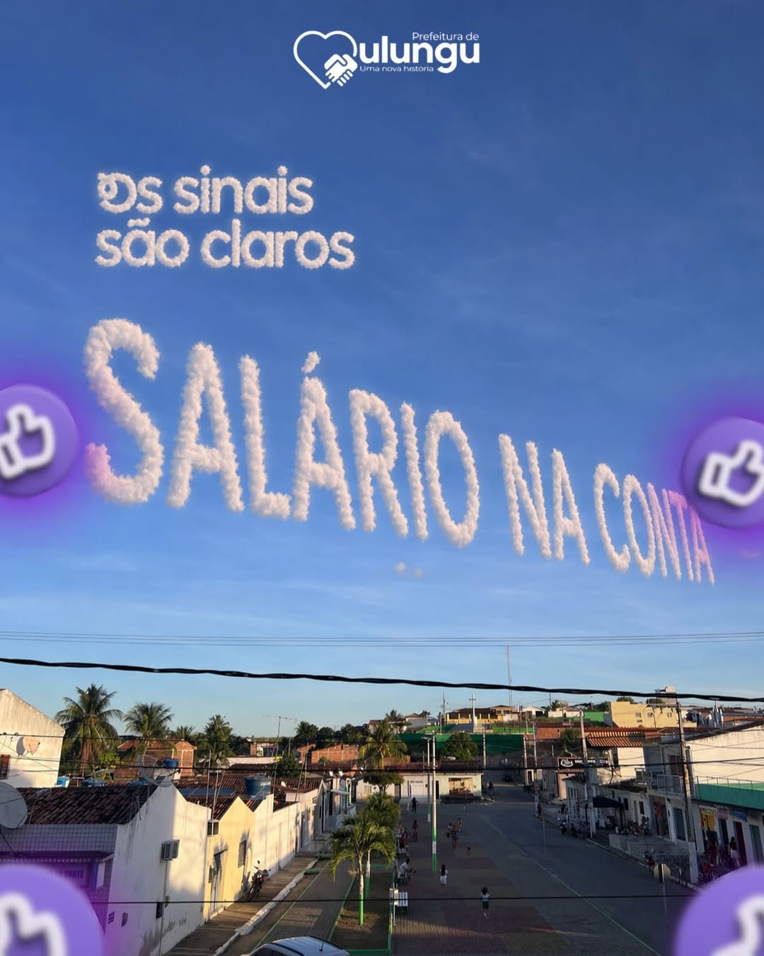 Prefeitura de Mulungu salário na conta