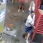 Imagens de segurança flagram homens em ato de vandalismo contra o sistema de monitoramento "Smart City"
