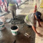 Equipes técnicas da Sedurb realizando serviços de manutenção em de João Pessoa.