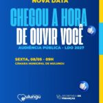 Prefeitura de Mulungu define nova data para audiência da LDO